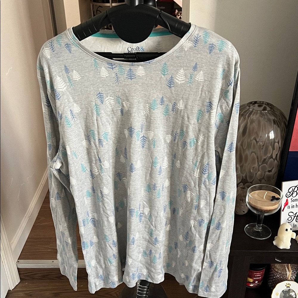 Croft & Barrow Light Blue Classic Tee